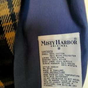 Blue  Misty Harbor Raincoat